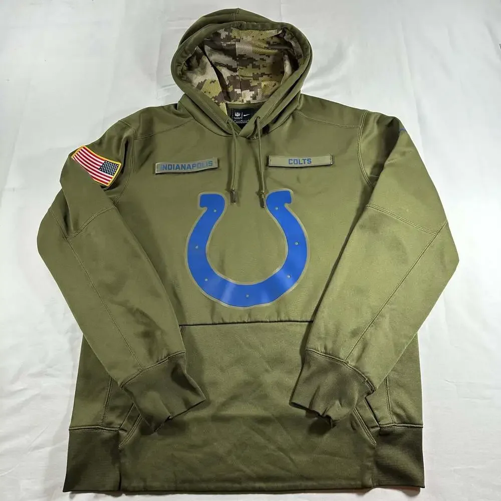 Nike Indianapolis Colts Salute to Service Camo Hoodie NFL